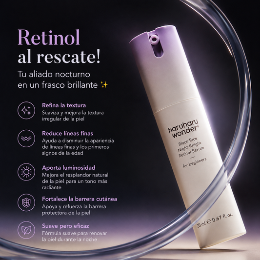 Haruharu Wonder – Sérum Nocturno de Arroz Negro con Retinol