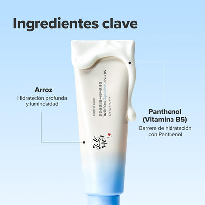 Belleza de Joseon – Relief Sun Aqua-Fresh Rice + B5 SPF50+ PA++++