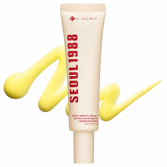 K-SECRET KSECRET Seoul 1988 Crema para ojos, liposoma retiniano 4%, frijol fermentado, 1.0 fl oz / 1.01 fl oz