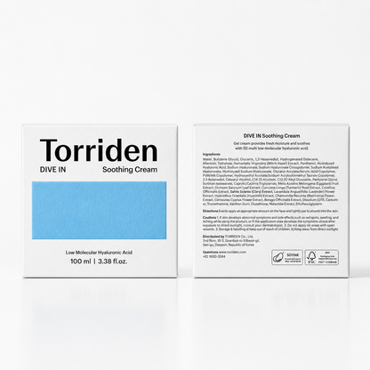 Torriden - Dive-in Hyaluronic Acid Soothing cream, 100ml
