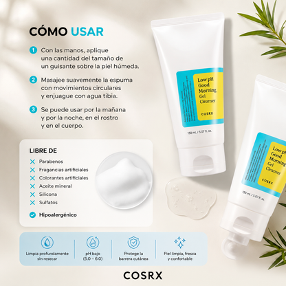 COSRX – Low pH Good Morning Gel Cleanser – 150 ml