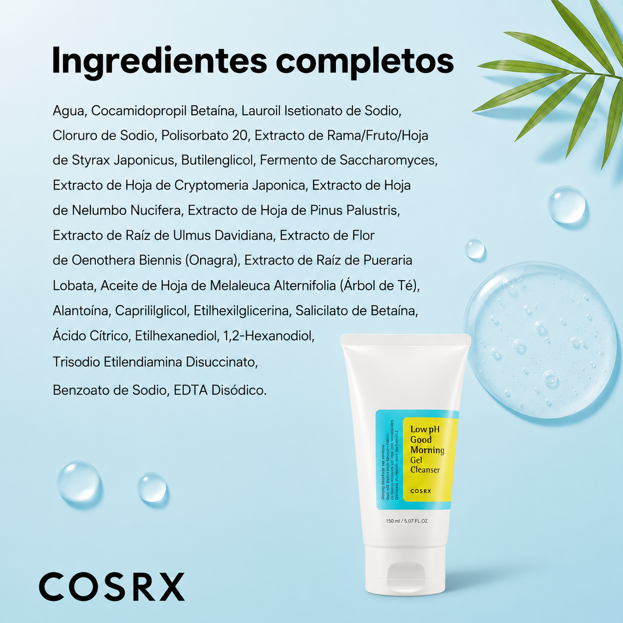 COSRX – Low pH Good Morning Gel Cleanser – 150 ml