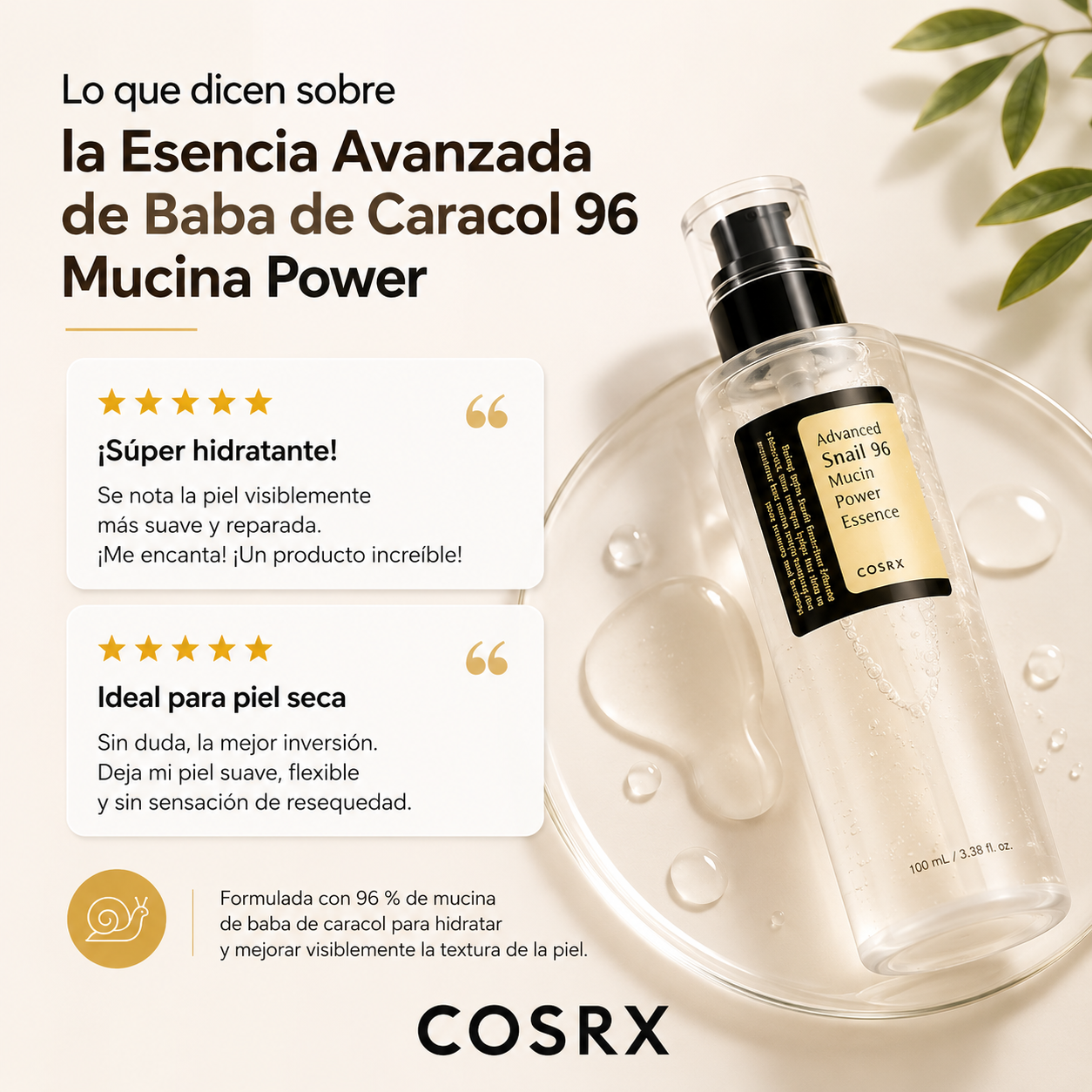 COSRX- Advanced Snail 96 Mucin Power Essence