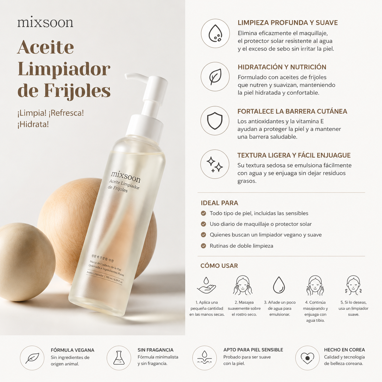 Mixsoon - Bean Cleansing Oil - 195ml