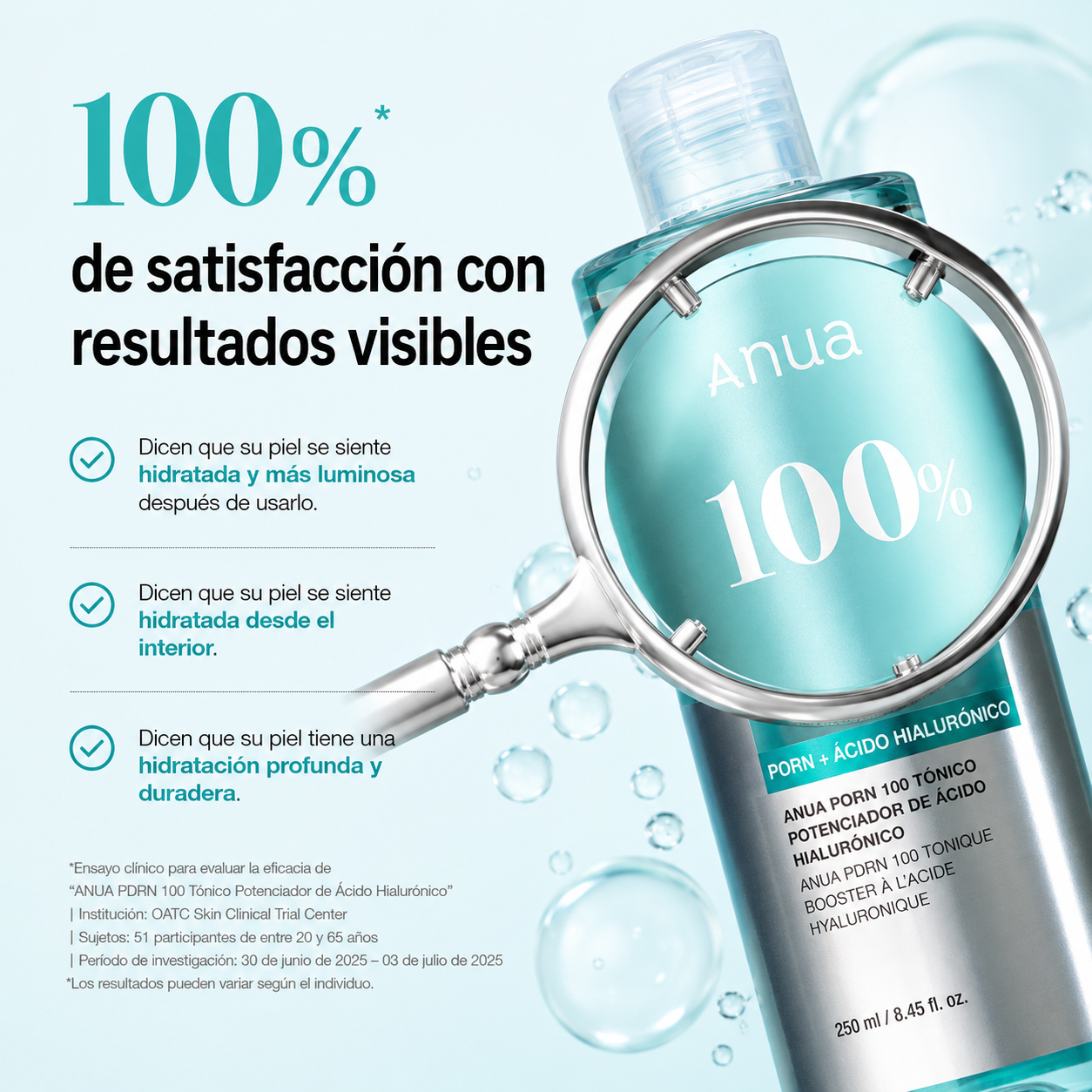 Anua - PDRN 100 Hyaluronic Acid Booster Toner, 250ml