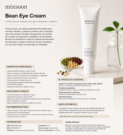 Mixsoon - Bean Eye Cream - 20ml