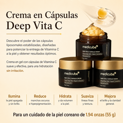 Medicube-Crema Intensiva con Vitamina C en Cápsulas 55 g