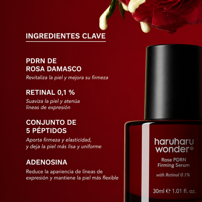 Haruharu Wonder-Sérum Reafirmante Rosa PDRN & Retinal 0.1%