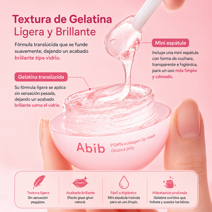 Abib – Mascarilla Labial de Colágeno y PDRN Glazed Jelly