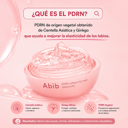 Abib – Mascarilla Labial de Colágeno y PDRN Glazed Jelly