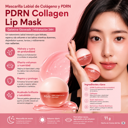 Abib – Mascarilla Labial de Colágeno y PDRN Glazed Jelly