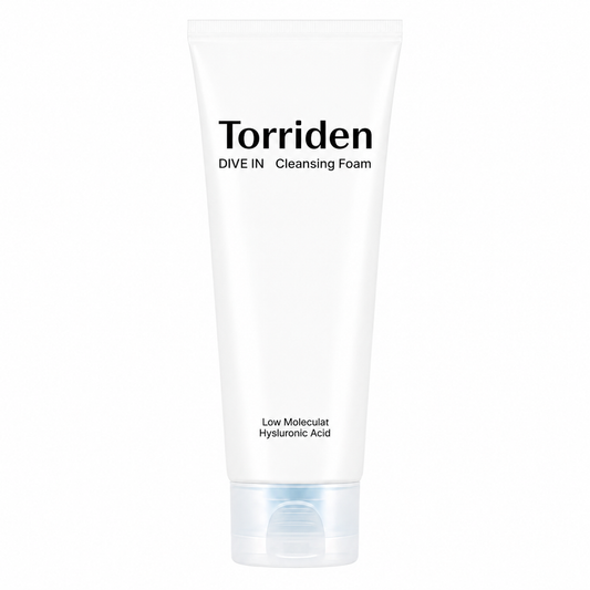 Torriden DIVE-IN Espuma Limpiadora con Ácido Hialurónico de Bajo Peso Molecular