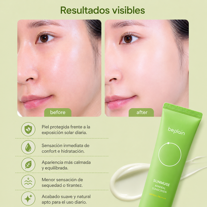 Beplain Sunmuse Protector Solar Mineral SPF50+ PA++++ – 50 ml