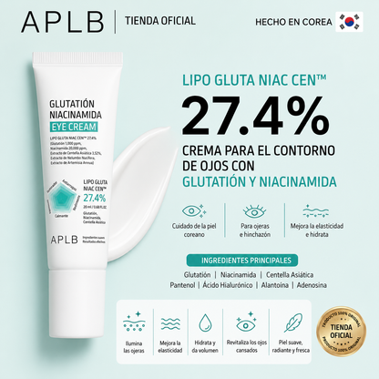 APLB – Crema Contorno de Ojos Glutatión y Niacinamida – 20 ml