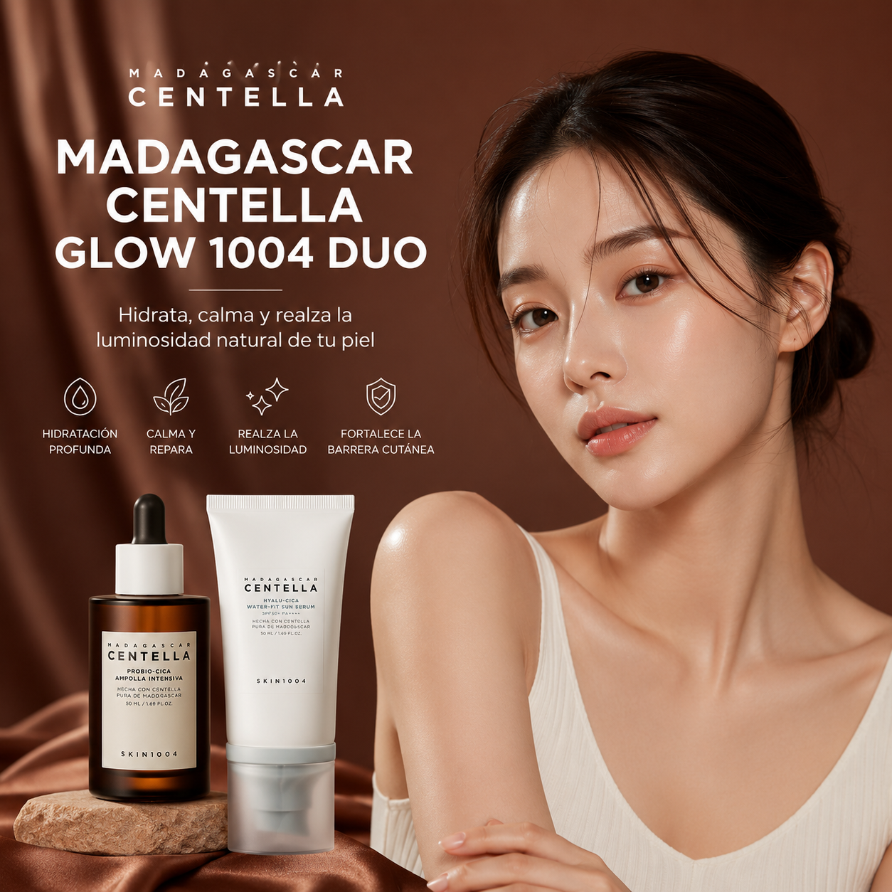 SKIN1004 Madagascar Centella Glow 1004 Duo – Set 2 Productos